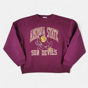 Vintage Arizona State Sweatshirt Men's XL Sun Devil Logo NCAA 90s Made In USA